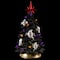 12" Black LED Lighted Skull & Ghost Halloween Tree